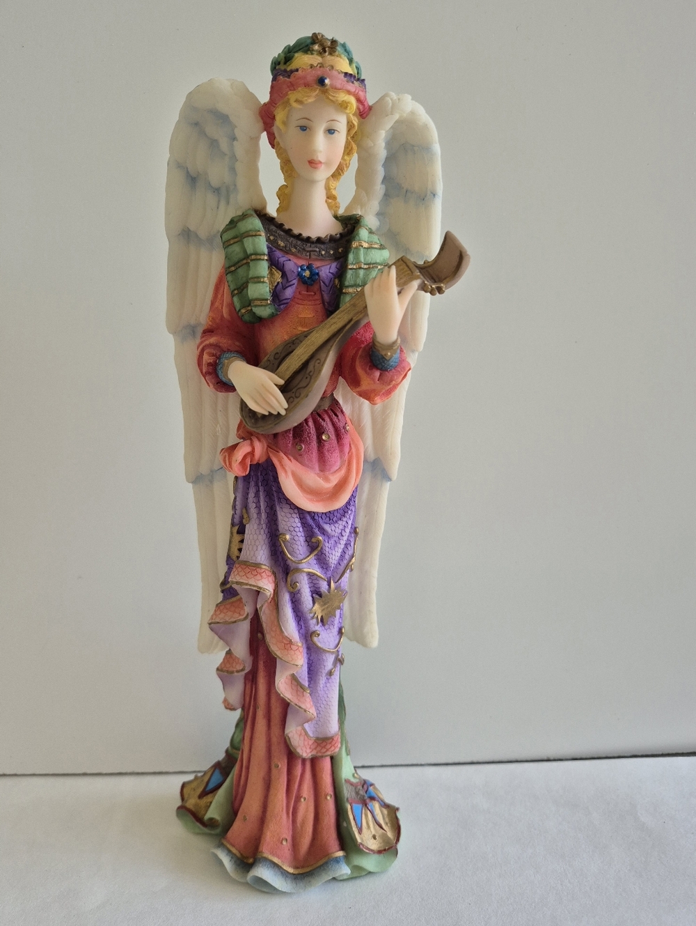 Lenox Angel of Harmony Figurine with Mandolin 1997